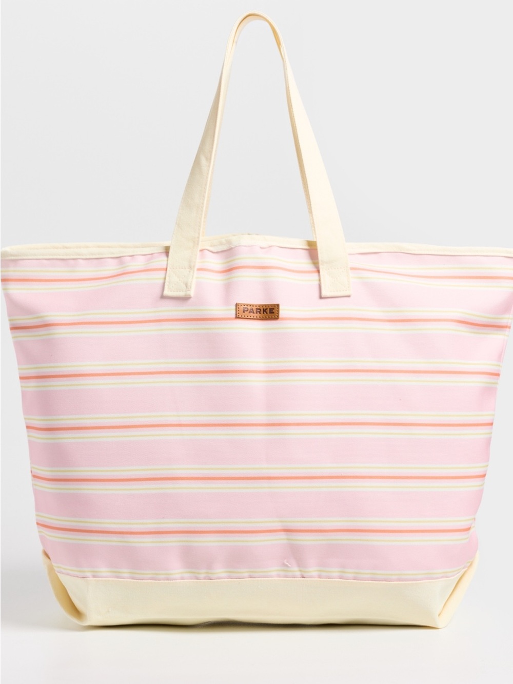 Parke Pink Striped Tote Bag – Pastel Multistripe